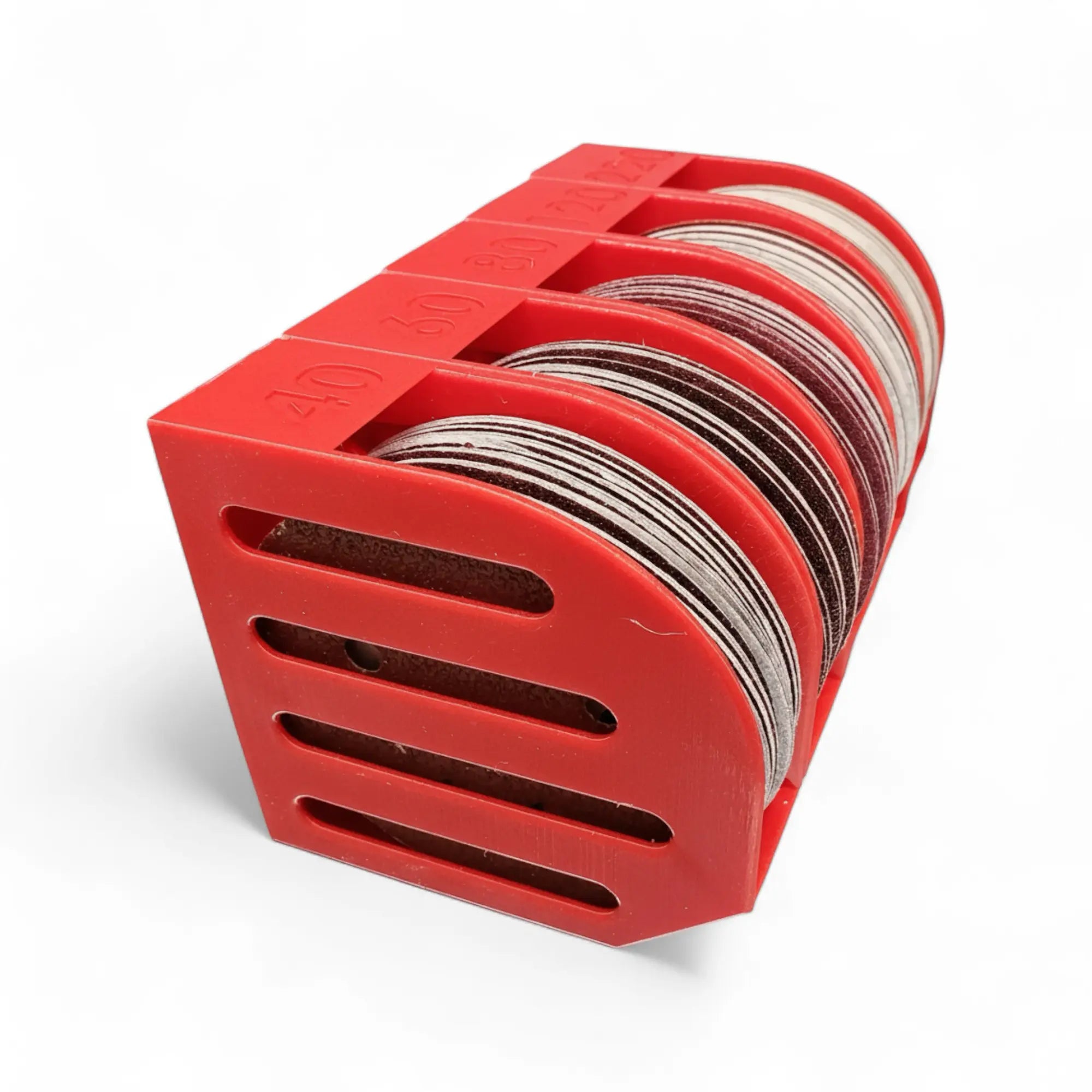 5 Inch Sanding Disk Organizer for Garage and Workshop