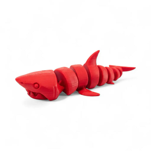 Articulated Shark Fidget Toy with Movable Body