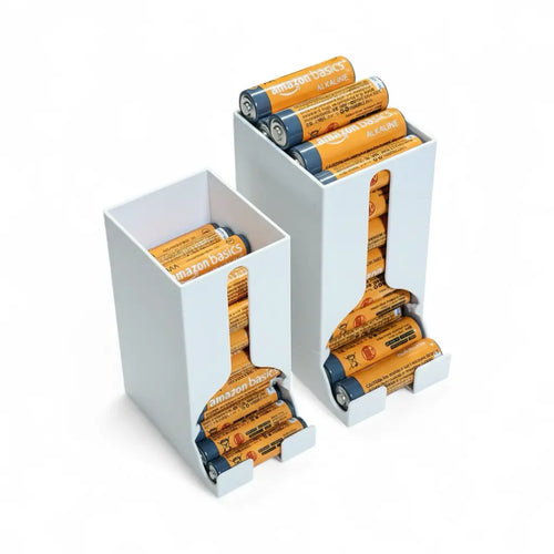 AA and AAA Battery Holder Organizer Caddy