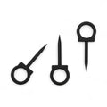 Archery Target Pins for Paper Target Faces