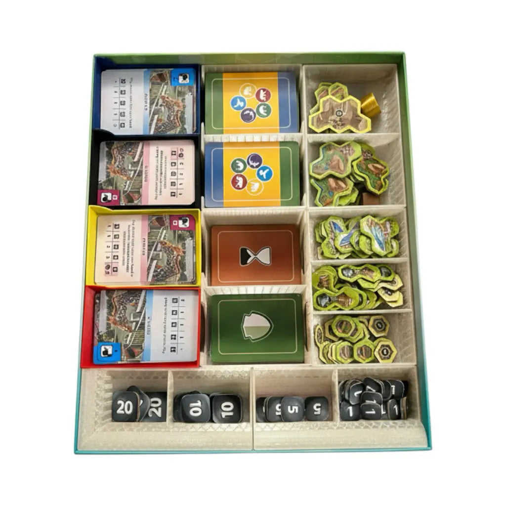 Ark Nova Board Game Organizer Insert for Enhanced Gameplay