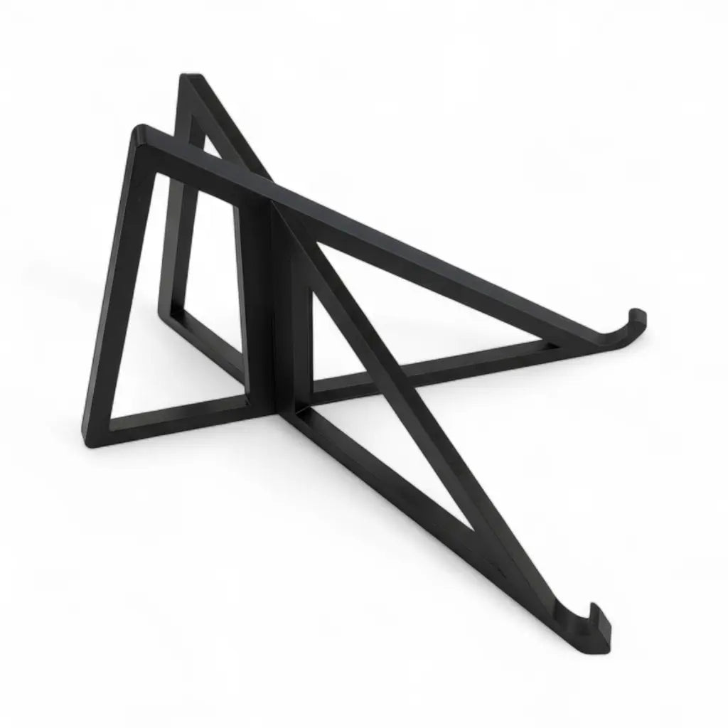 Adjustable folding A-frame laptop stand for MacBook and Chromebook, view 2