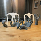 Creepy sculpted wall hands decor for Halloween displays, view 2
