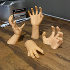 Creepy sculpted wall hands decor for Halloween displays, view 3