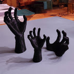 Creepy sculpted wall hands decor for Halloween displays, view 4