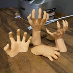 Creepy sculpted wall hands decor for Halloween displays