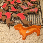 Dachshund wiener dog cookie cutter for cookies and homemade dog treats, view 2