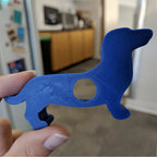 Dachshund wiener dog cookie cutter for cookies and homemade dog treats, view 3