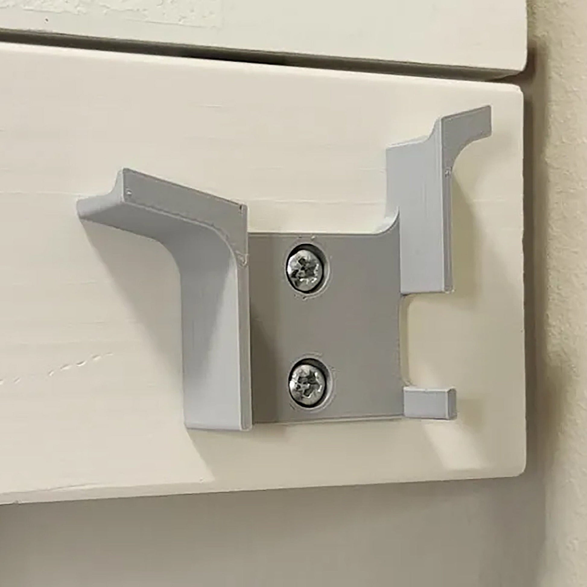 a close up of a door handle on a door