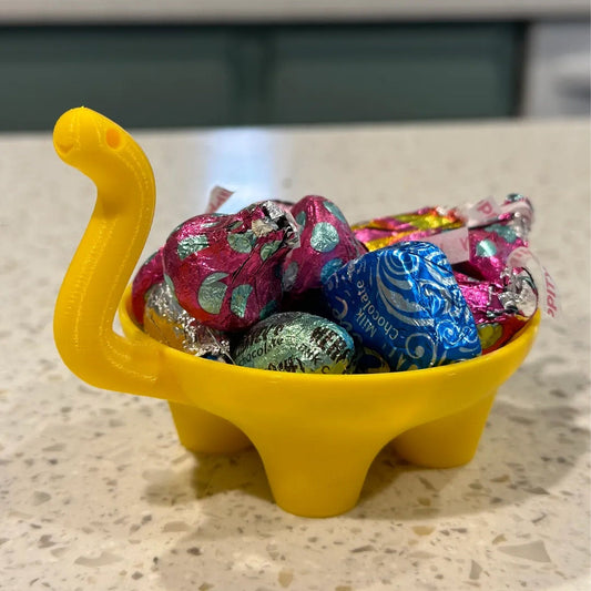 Dinosaur Snack Bowl for Home and Office Decor