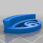 Low-profile disc golf wall hanger holding a single disc by its rim, view 3