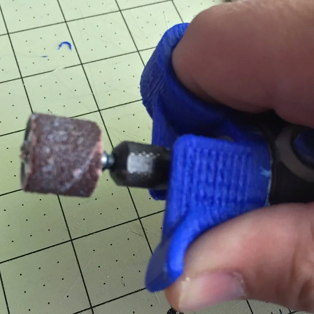 Precision handle grip on a Dremel rotary tool for detail work, view 2