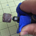 Precision handle grip on a Dremel rotary tool for detail work, view 2