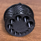 Drill guide and dust catcher disc for drilling straight holes in wood, view 8