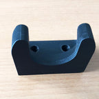 Wall mount wand holder storing a Dyson stick vacuum extension tube upright, view 3