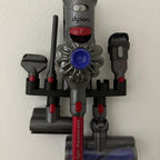 Wall mount attachment holder for Dyson V7 and V10 vacuum tools and extension wand, view 2