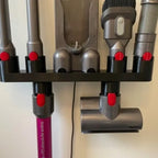 Wall mount attachment holder for Dyson V7 and V10 vacuum tools and extension wand, view 3