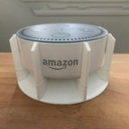 Passive sound amplifier horn stand for Echo Dot 1st and 2nd generation speakers, view 2