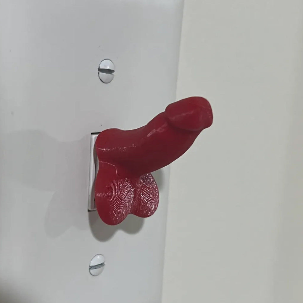 Novelty adult gag toggle caps for standard 15A and 20A light switches, view 4