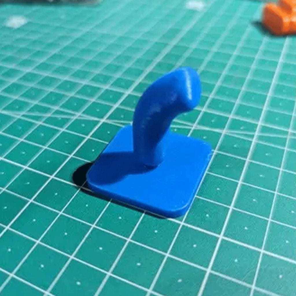 Slot-in storage hook for keyhole slots on boltless garage shelving, view 3