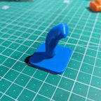 Slot-in storage hook for keyhole slots on boltless garage shelving, view 3