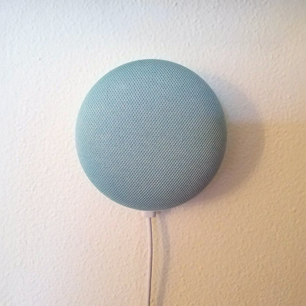 Wall mount holder for Google Home Mini 1st generation speaker, view 3