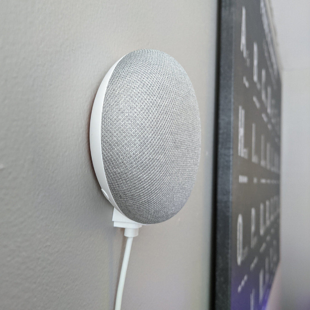 Wall mount holder for Google Home Mini 1st generation speaker