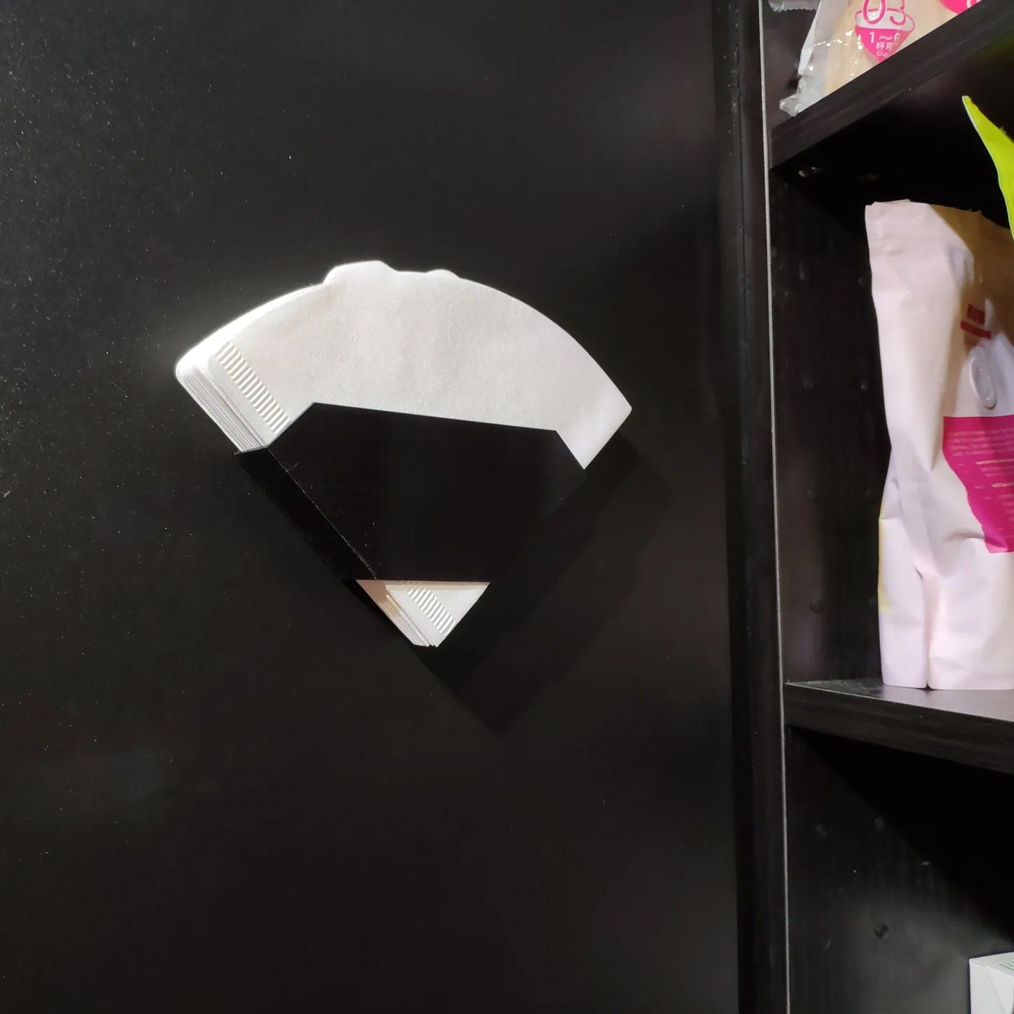 a piece of paper that is on a wall