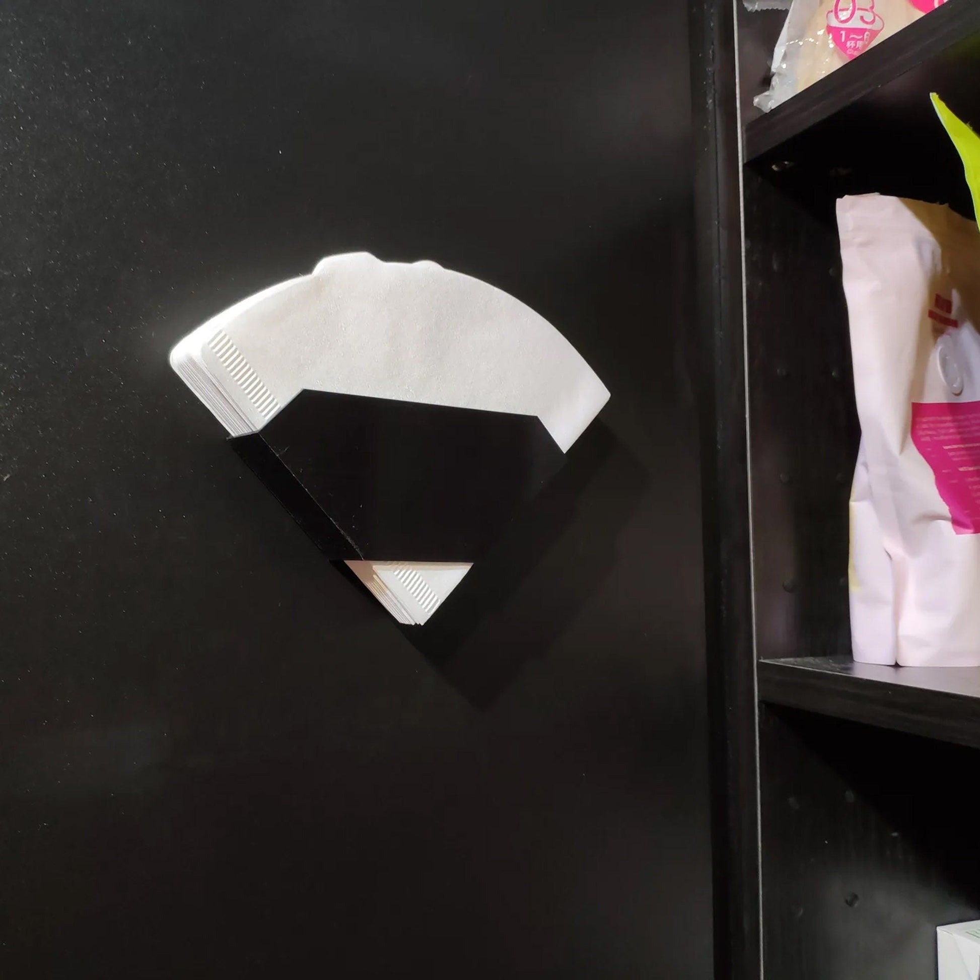 a piece of paper that is on a wall