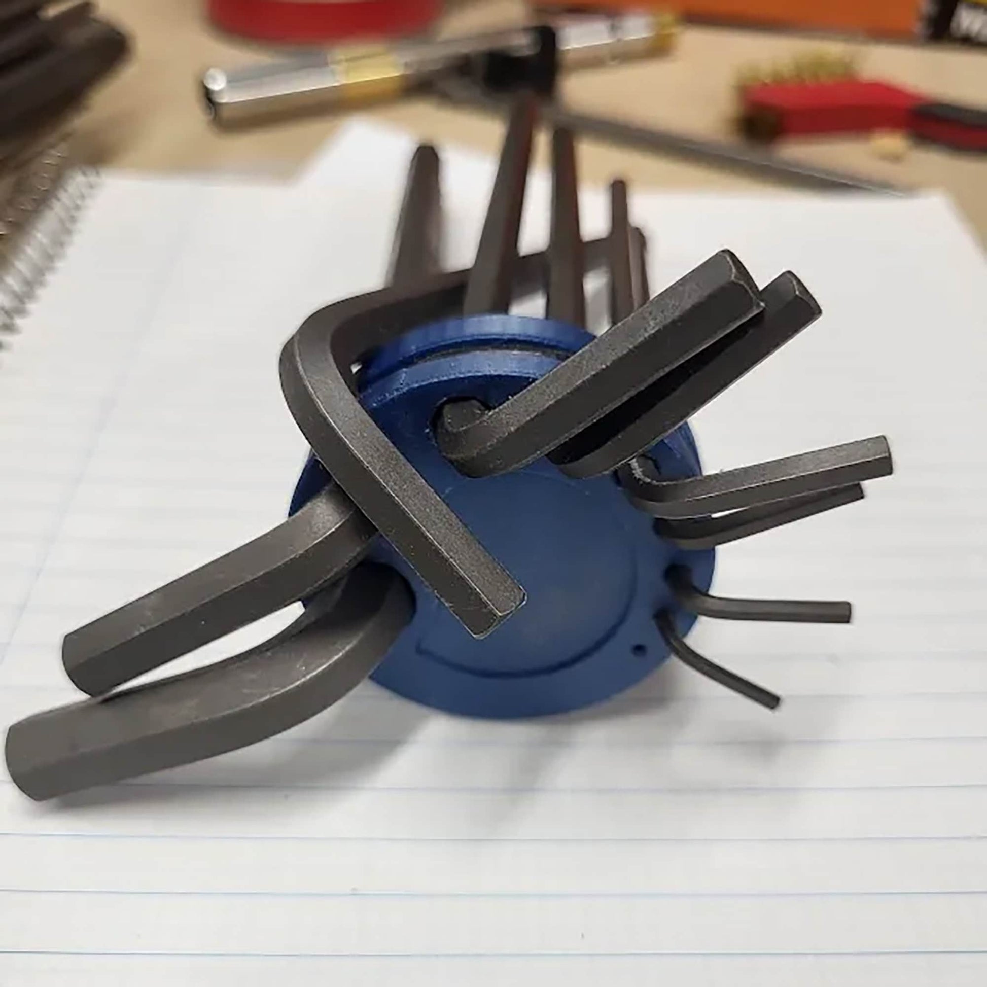 a bunch of tools sitting on top of a piece of paper