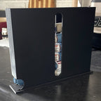 Insulin pen dispenser holding a stack of pens for fridge storage, view 2