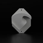 Hexagonal angled J1772 plug holder for Chevy Volt and Bolt EV charging cables, view 2