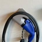 Hexagonal angled J1772 plug holder for Chevy Volt and Bolt EV charging cables