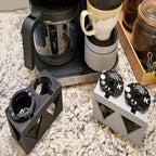 Reusable filter stand with two openings for Keurig My K-Cup refillable pods, view 2
