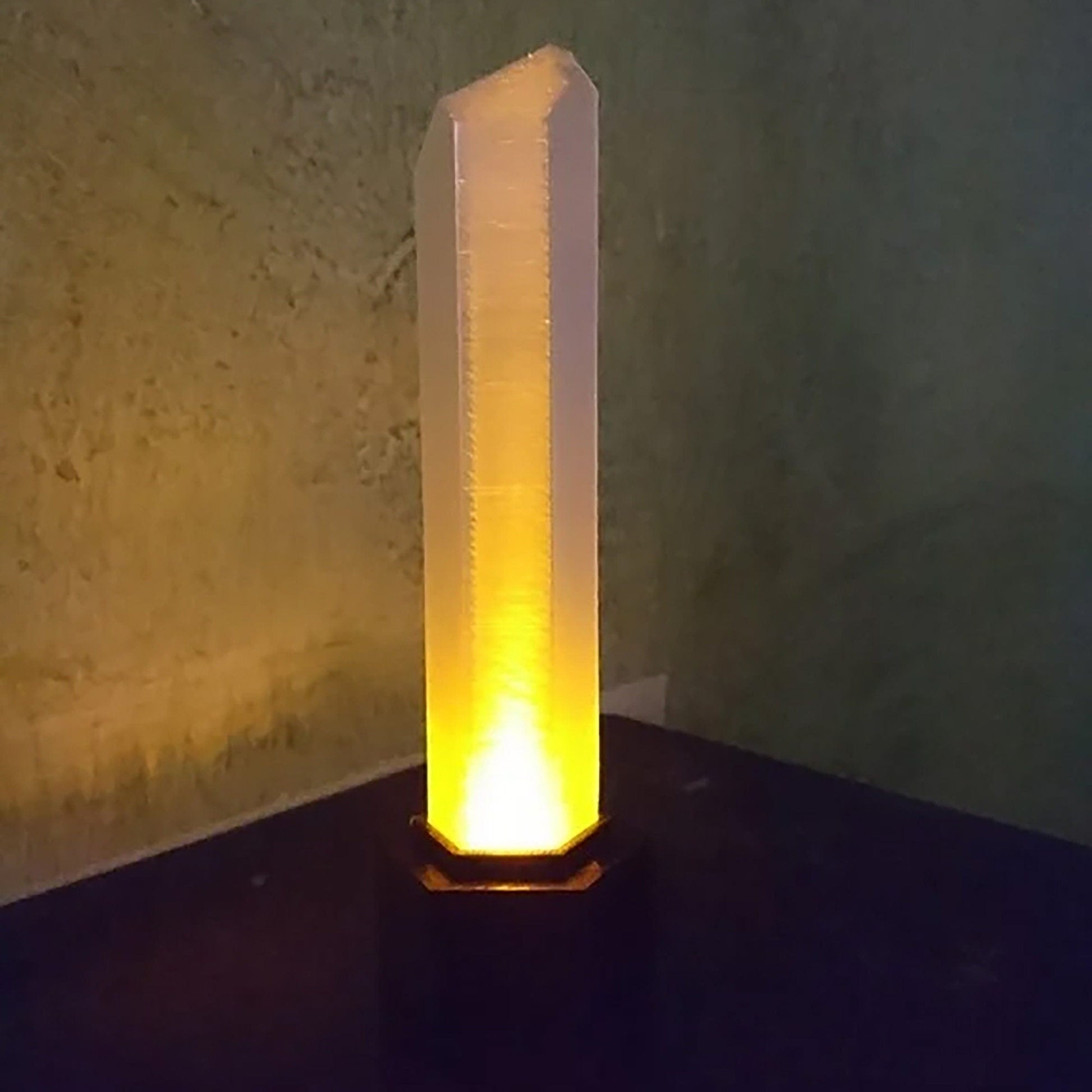 a light that is on top of a table