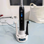 Charging stand for Oral-B iO Series 10 with two spare brush head slots