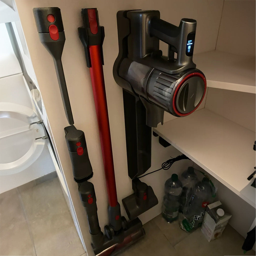 Wall mount and adapter holders for the Roborock H7 cordless stick vacuum