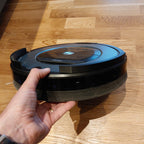 Two-piece bumper riser extensions for Roomba robot vacuums, view 4