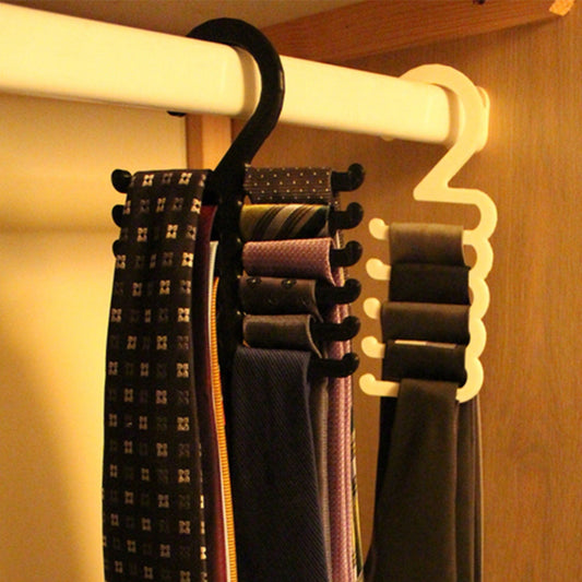 Rotating Tie and Belt Holder for Closet Organization