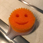 Sponge holder and drainer tray for Scrub Daddy and Scrub Mommy round sponges