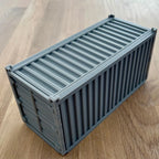 Mini shipping container desk organizer with sliding lid, view 5