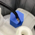 CO2 connector nut set with three profiles for SodaStream Crystal and Jet machines