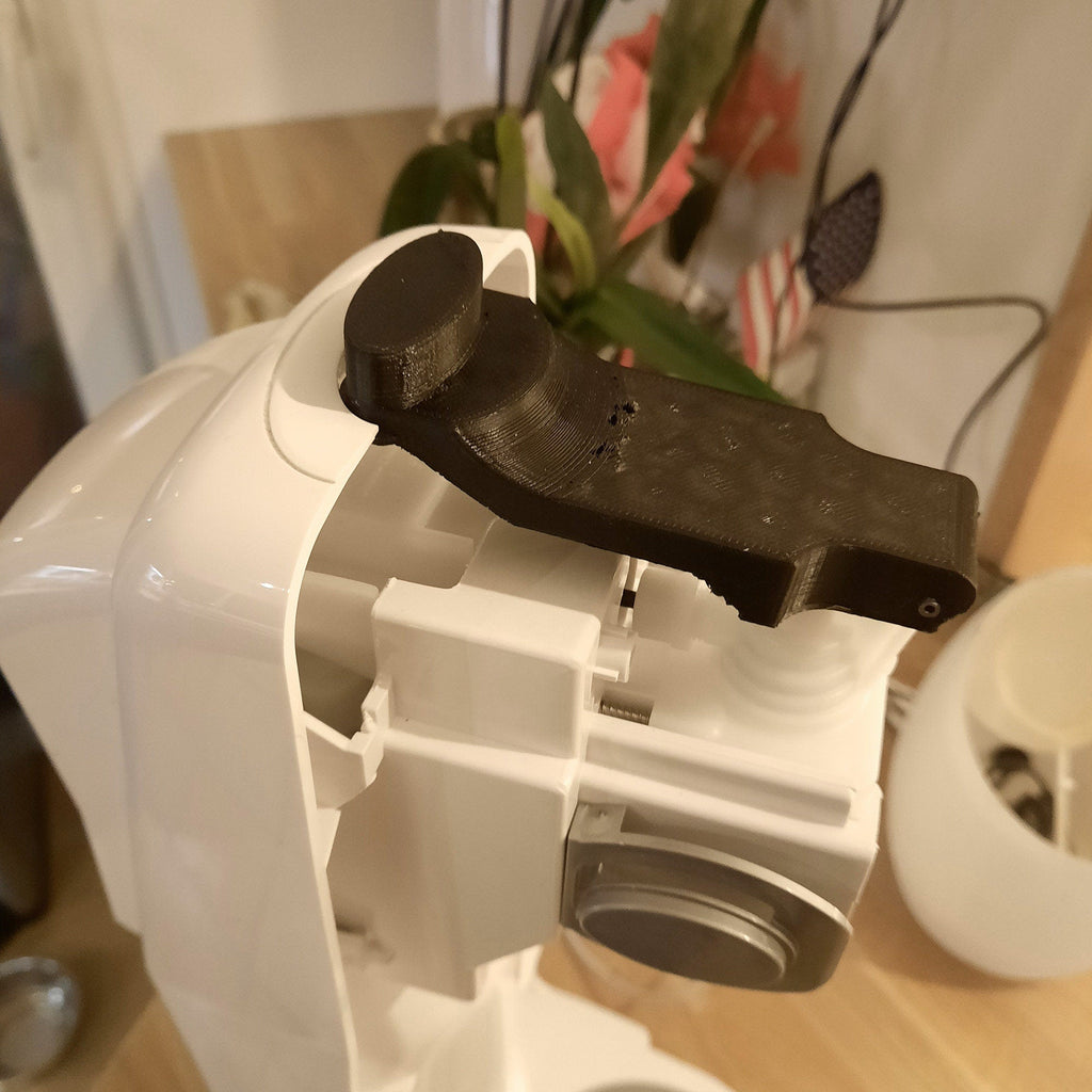 Carbonation press lever arm for SodaStream Jet sparkling water machines, view 2