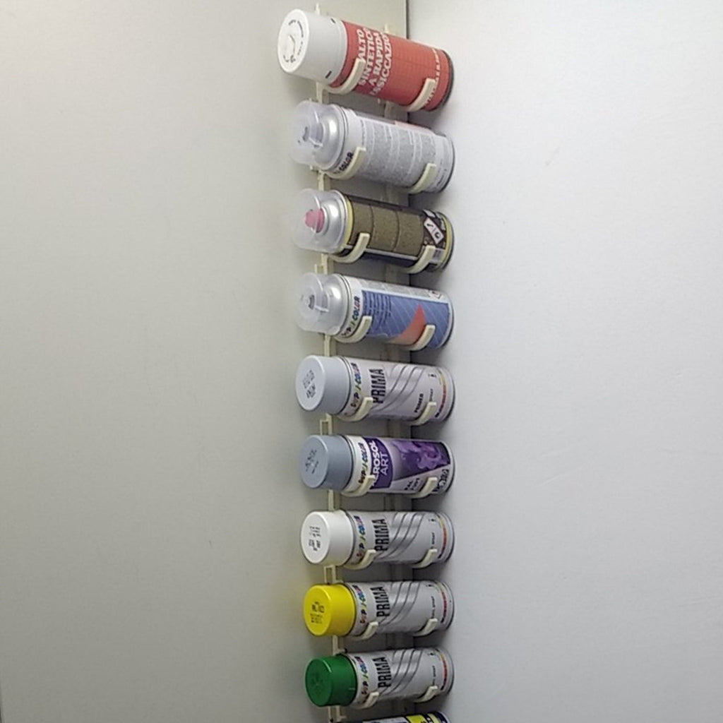 Wall mount spray paint can holder clips for Montana, Hardcore and WD-40 cans, view 3
