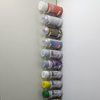 Wall mount spray paint can holder clips for Montana, Hardcore and WD-40 cans, view 3