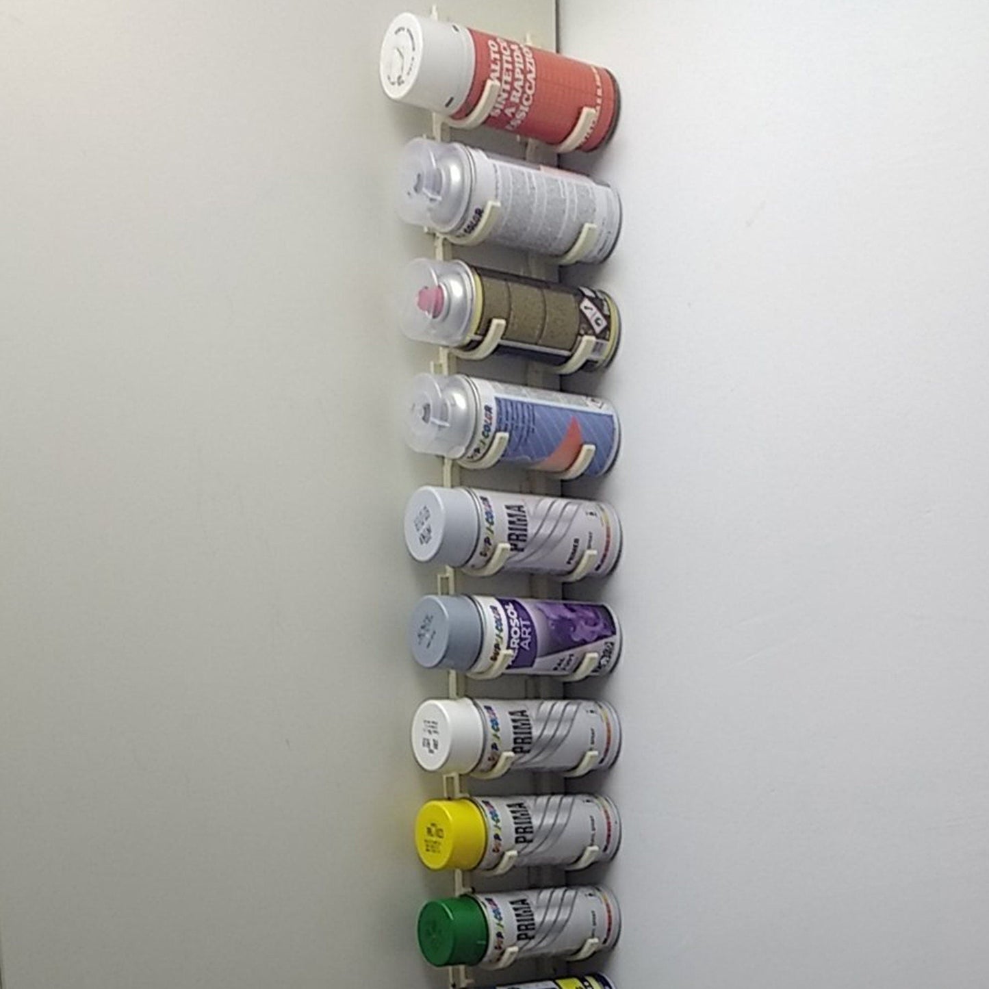 Spray Can Wall Storage System for Organized Garage