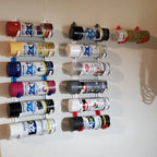Wall mount spray paint can holder clips for Montana, Hardcore and WD-40 cans, view 4