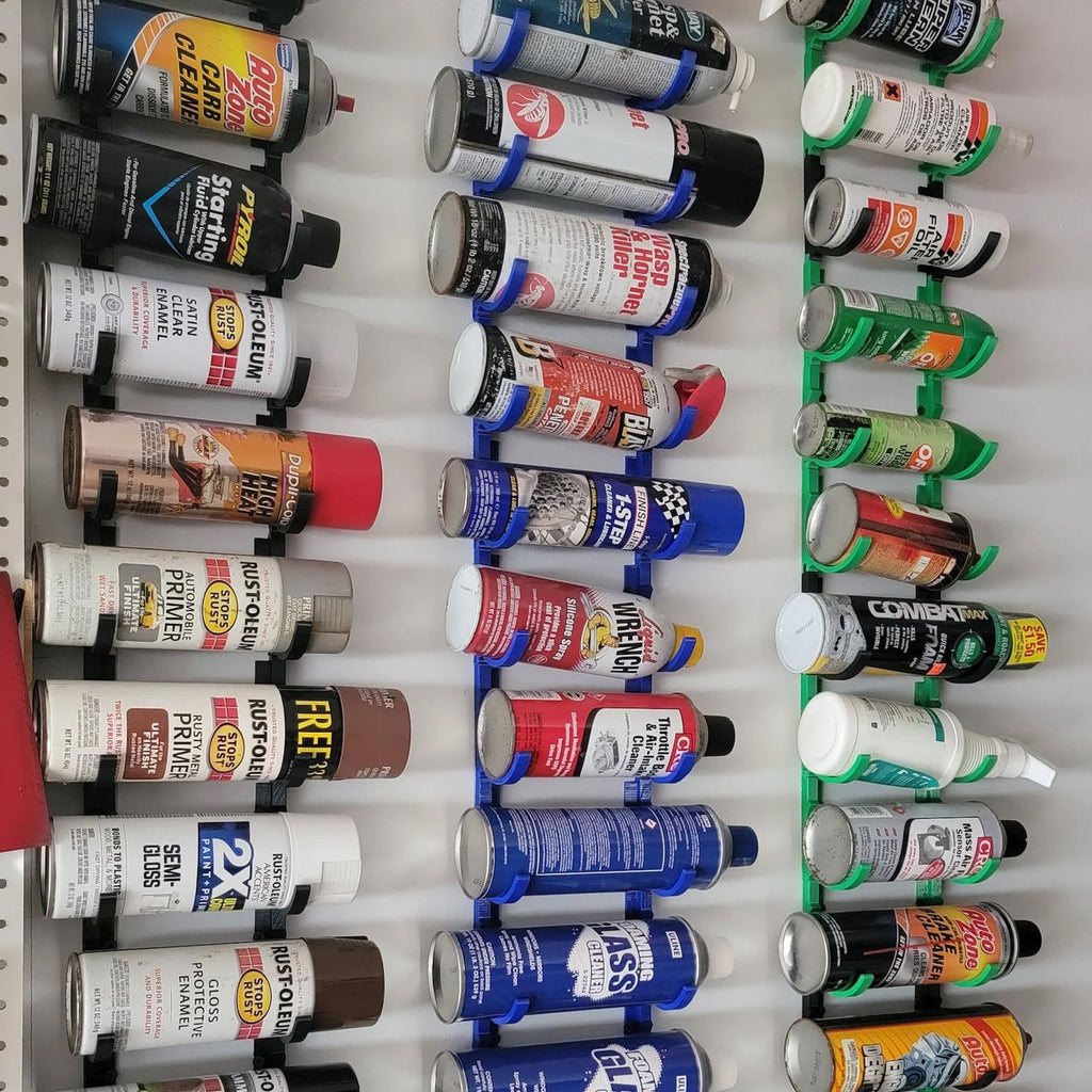 Wall mount spray paint can holder clips for Montana, Hardcore and WD-40 cans, view 5