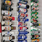 Wall mount spray paint can holder clips for Montana, Hardcore and WD-40 cans, view 5