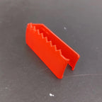 Clip-on serrated tape cutter for paper packing and masking tape rolls, view 4